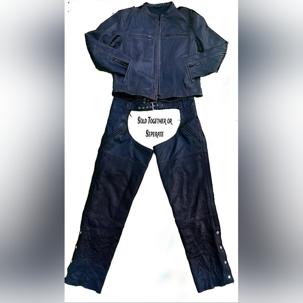 Size: Large Chaps & Leather Jacket
